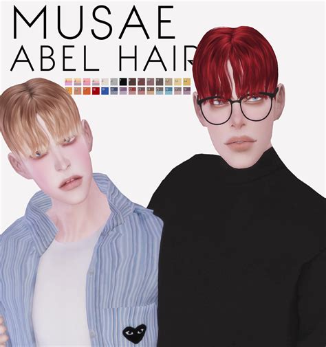 Lana Cc Finds Effiethejay Abel Hair For Ts4 New Mesh Sims 4