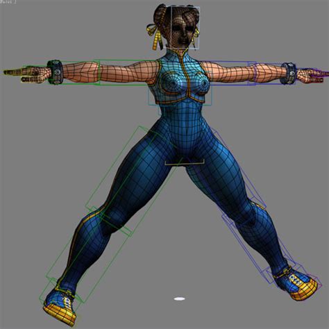 Chun Li 3d Model 99 Obj Fbx Max Free3d