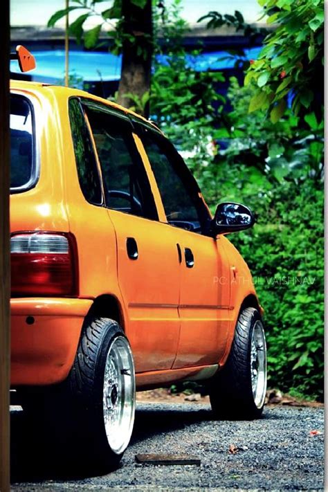 Modified Maruti Suzuki Zen In Stunning Orange Colour Modifiedx