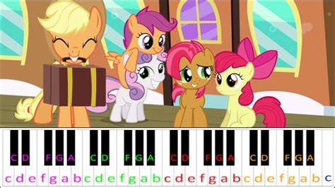 Babs Seed My Little Pony Friendship Is Magic Piano Letter Notes