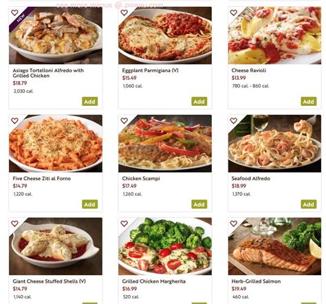 Maybe you would like to learn more about one of these? Online Menu of Olive Garden Italian Restaurant Restaurant ...