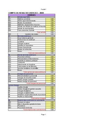 +exercice et coriger compte de resultat par nature. Exercice Du Compte De Produits Et Charges.pdf notice ...