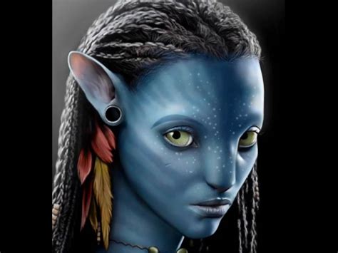 Avatar Speed Painting Neytiri In Photoshop Youtube