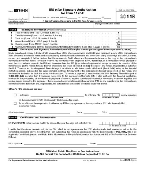 The internal revenue services releases all the tax forms in printable versions at irs.gov. Downloadable Form 8879 IRS E-File Signature Authorization ...