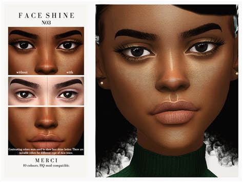 Face Shine N03 By Merci At Tsr Sims 4 Updates
