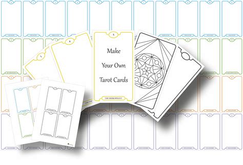 Make Your Own Tarot Cards Printable Tarot Cards Templates