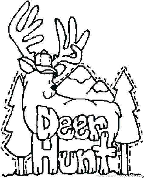 Free Hunting Coloring Pages At Getdrawings Free Download