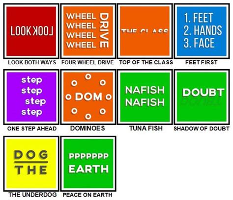 Solve and find the answers to these fun online dingbats puzzles. 100 Pics Dingbats Level 31-40 Answers | 100 Pics Answers