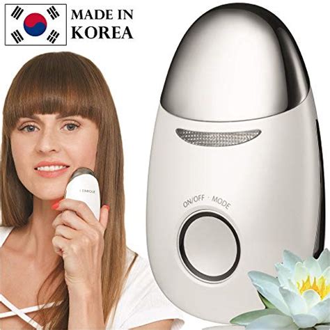 Korean Face Massager Galvanic Microcurrent Face Lift Machine Led Red Light Therapy Facial
