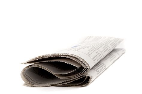 Folded Newspaper 2992 Stockarch Free Stock Photo Archive