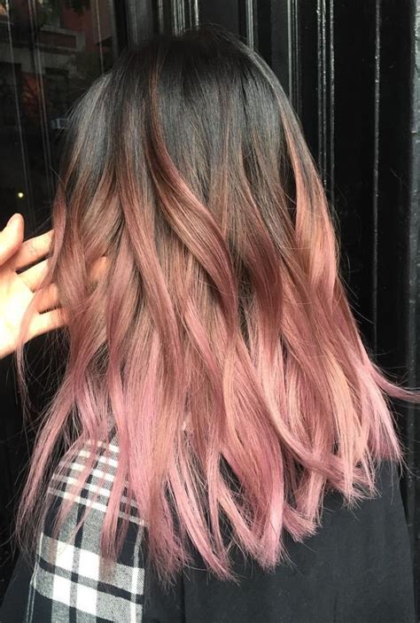 ♥️ Pinterest Deborahpraha ♥️ Ombre Brown And Pink Hair Color Hair