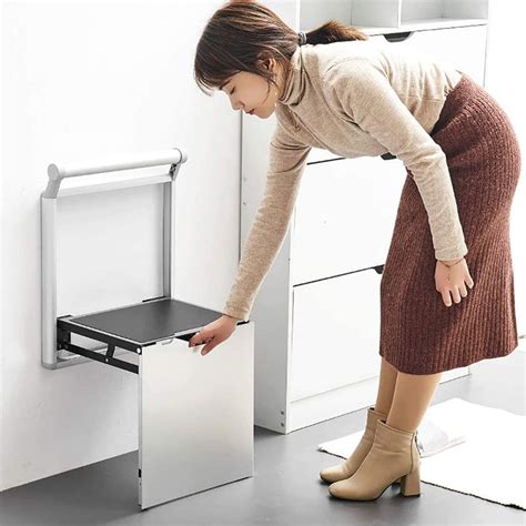 Wall Mounted Concealed Shoe Changing Stool Artofit