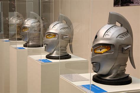 Ultraman E Ultra Seven Em Exposição De Museu