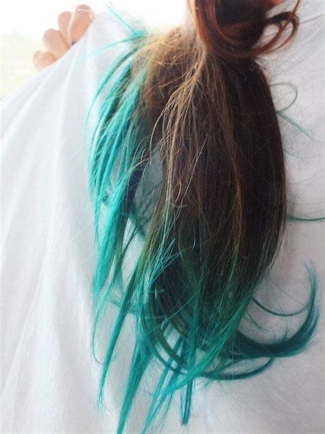 Turquoise Tips Teal Hair Green Hair Turquoise Hair Violet Hair
