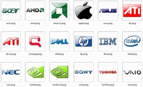 Computer Logos And Names Clipart Library
