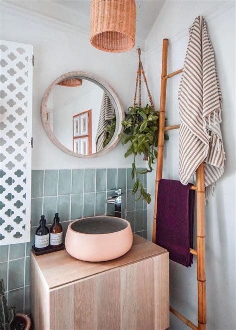 15 Bohemian Bathroom Decor Ideas And Trends In 2021 Bohemian Bathroom