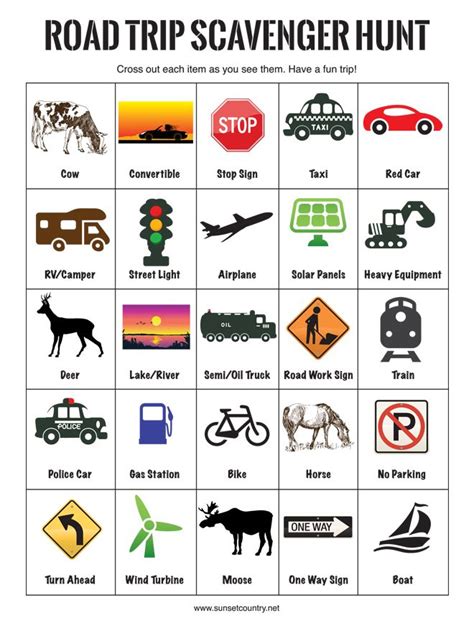 With over 10 free printable road trip games to choose from, there's something for everyone! 12 tips for making your Summer road trip with kids a ...