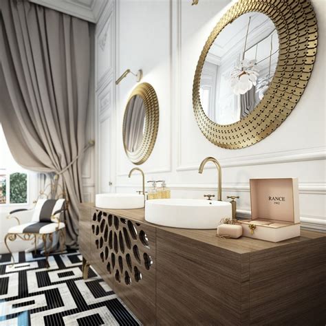 See how designers are ditching the basic bath mat for a more fun or sophisticated floor covering. Amazing Contemporary rugs for your luxury bathroom