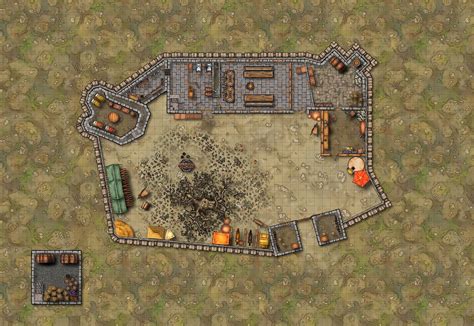 Castle Ground Floor Inkarnate Create Fantasy Maps Online