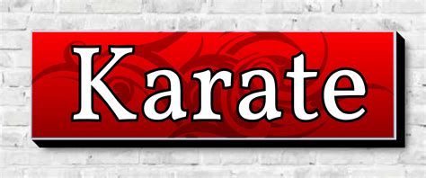 Buy Karate Lit Signs Shop Price And Customize Karate Studio Signs