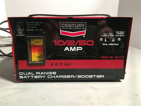 Century Battery Charger 6 And 12 Volt Model 87102 102 Amp 1327
