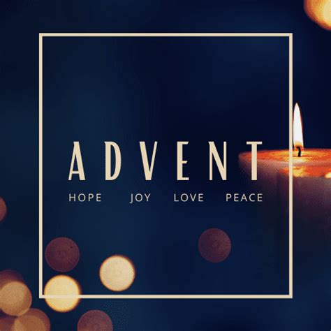 Advent Hope Joy Love Peace Clearview Community Church