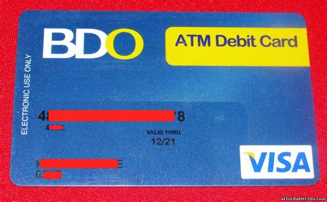 Requirements For Opening An Atm Account In Bdo Banking 25011