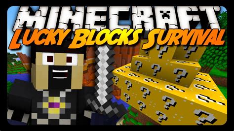 Minecraft Lucky Blocks Survival Superflat Concept Youtube