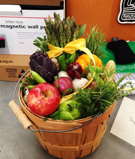 Ting Csa A Basket Filled With Fruit Veggies And Herbs To Let Them