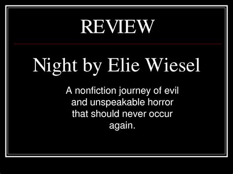 Elie Wiesel Night Quotes With Page Numbers Quotesgram