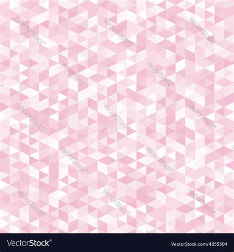 Pink Triangles Abstract Geometric Background Vector Image