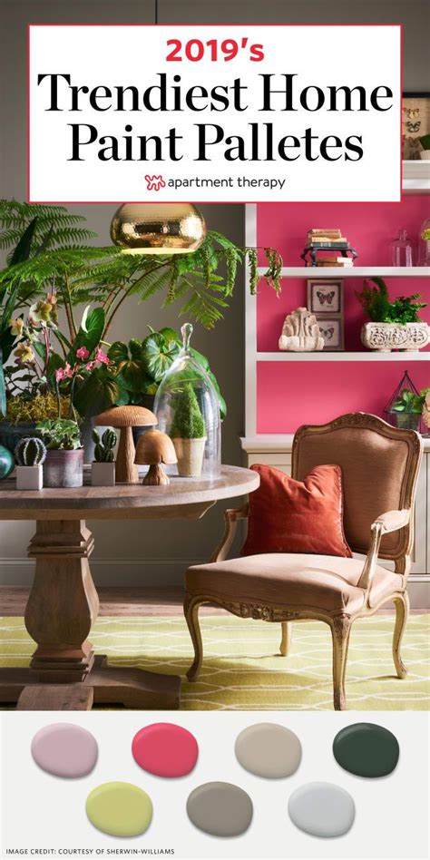 This is shapeshifter, a palette that features muted pastels with deep blues. Sherwin-Williams On What Color Palettes Will Take Us Into ...