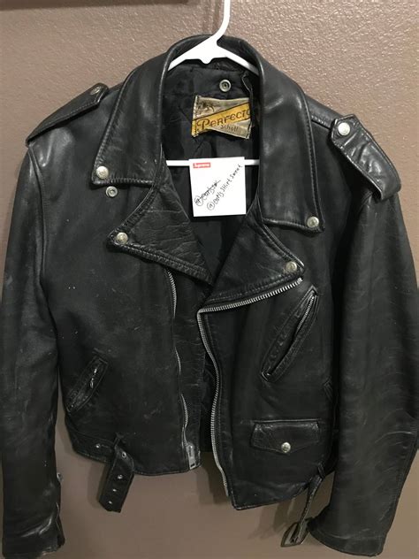 Schott Wornvintage Schott Perfecto 618 Leather Jacket Grailed