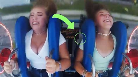 Slingshot Ride Girl Fail Compilation Funny And Shocking Moments 44 Youtube