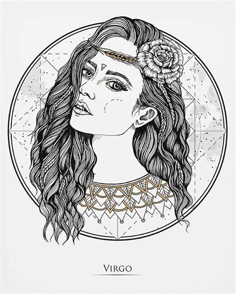 Virgos are amazing friends, always there to lend a hand and also lend advice. Virgo the cosmic Maiden | Virgo art, Virgo tattoo, Virgo ...