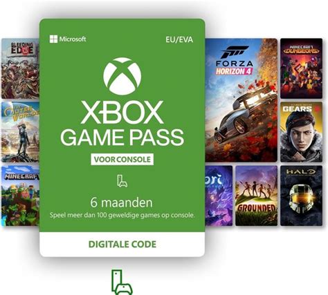 Microsoft Xbox Game Pass 6 Maanden Abonnement Xbox Series