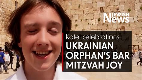Ukrainian Orphans Celebrate Their Bar Mitzvah At The Western Wall