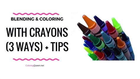 How Do You Color Perfectly With Crayons
