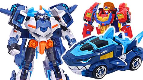 Miniforce Animaltron Space Police Jawscop Transform Into Robots And