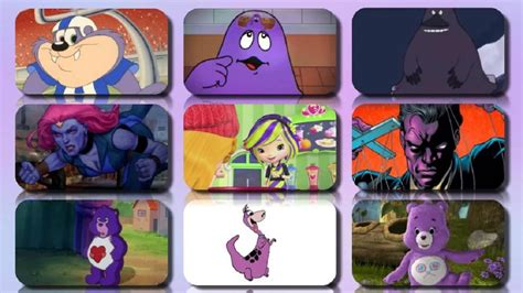 Top 39 Most Popular Purple Cartoon Characters