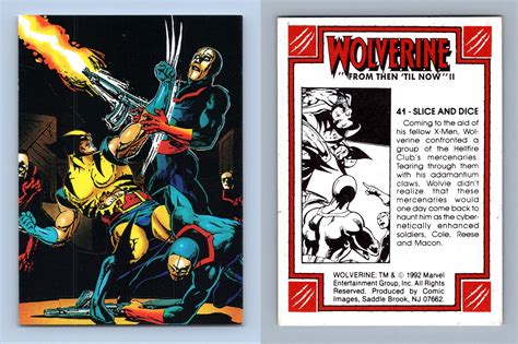 Slice And Dice 41 Wolverine From Then Til Now Ii 1992 Comic Images