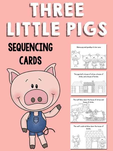 This is a very important concept for preschool children to develop, as it allows. Three Little Pigs Sequencing Cards - PreKinders