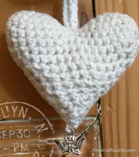 Heart Ornament Crochet Pattern Fine Craft Guild