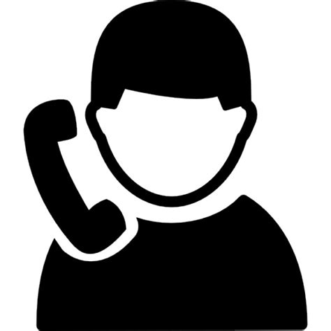 Person On Phone Icon 344259 Free Icons Library