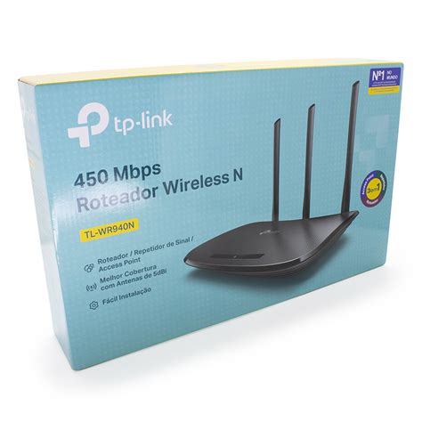 Roteador Wireless 450mbps Tp Link Tl Wr940n