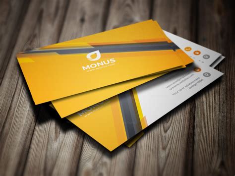 Awesome Corporate Business Card Design Template 001585 Template Catalog