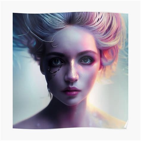 The Shiny Girl Poster For Sale By Rinata Shaka Redbubble