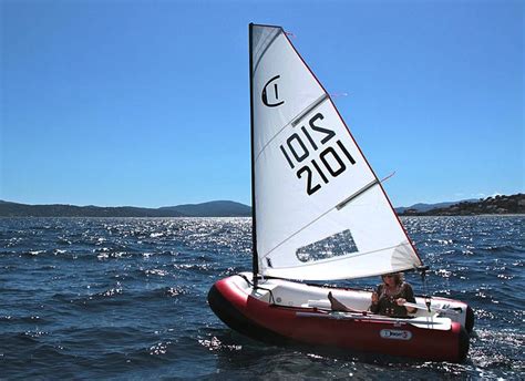 Inflatable Sailing Dinghy Dreaming Of The Dinghygo Wave Train