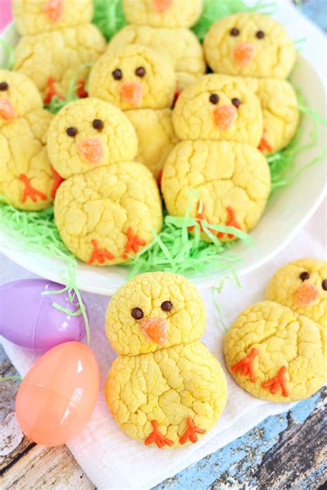 Easter Chicks Lemon Cookies The Gold Lining Girl