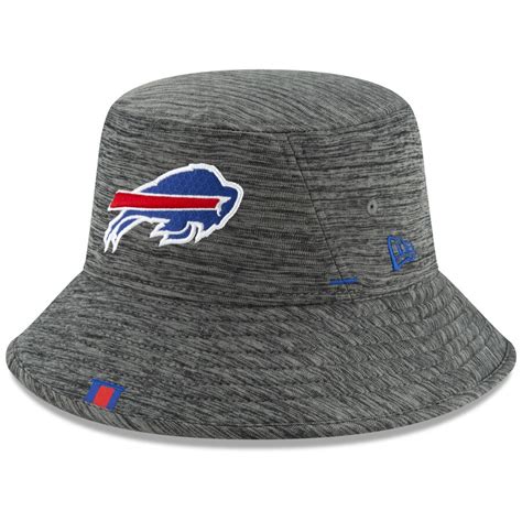 Mens Buffalo Bills New Era Graphite 2019 Nfl Training Camp Bucket Hat